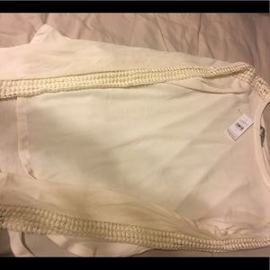 Ivory shirt from loft